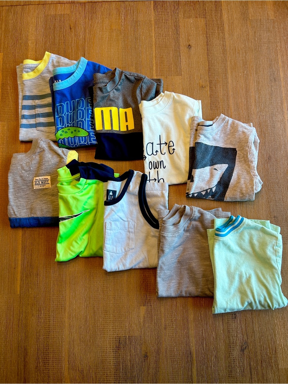 10pc Lot of 4T Short-Sleeve Tops
